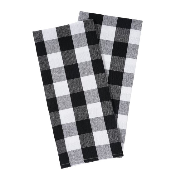 100% Cotton Set of 4 Pack Kitchen Buffalo check Size 20''*30 Inch  BLACK FRIDAY - Picture 5 of 5